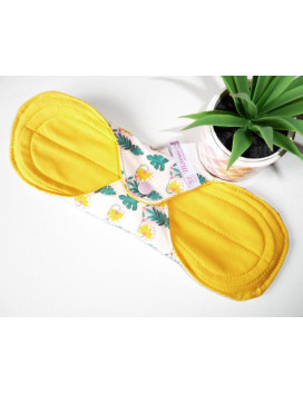 Serviette hygiénique lavable UTERUS FLORAL (L)