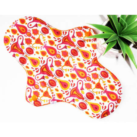 Washable sanitary napkin RETRO UTERUS (L)