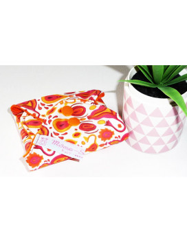 Washable sanitary napkin RETRO UTERUS (XL / NIGHT)