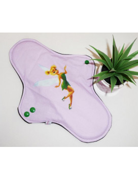 Washable sanitary napkin TINKERBELL (XL / NIGHT)
