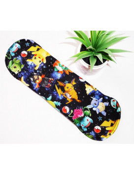 Wasbaar maandverband POKEMON (XL / NACHT)