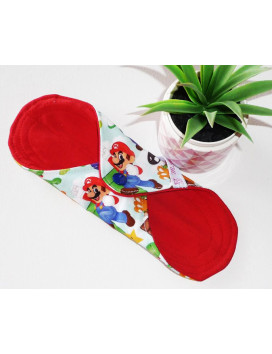 SUPER MARIO waschbare Damenbinde (S)