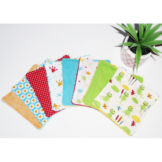 Große waschbare Tücher (8er-Set) FROSCH Große waschbare Tücher (8er-Set) FROSCH
