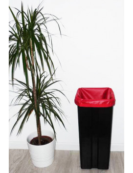 Wasbare en herbruikbare vuilniszak ROOD (30 L)