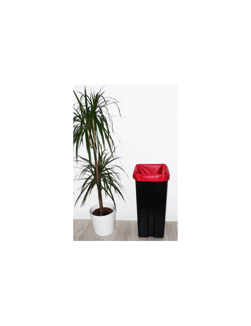 Waschbarer und wiederverwendbarer Müllsack ROT (40L)