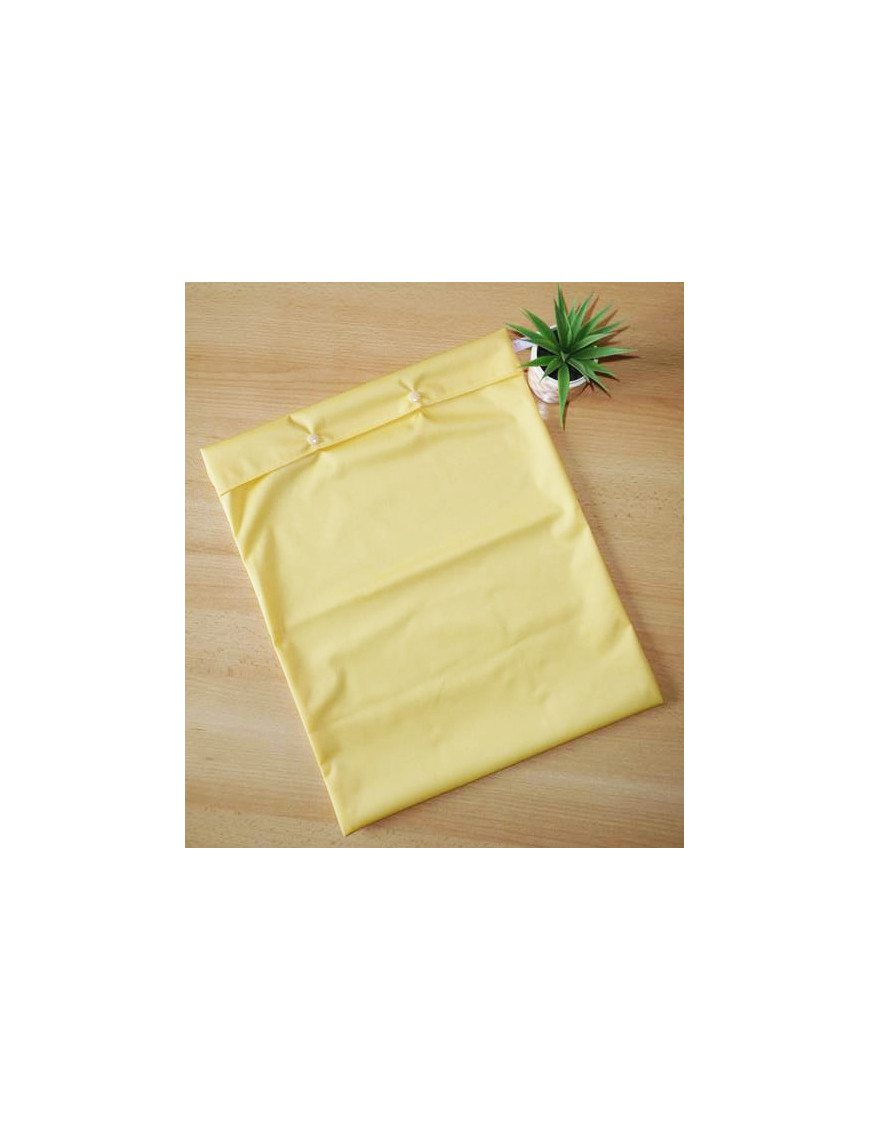 Sac congélation lavable et réutilisable JAUNE (MEGA)