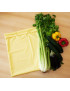 Sac congélation lavable et réutilisable JAUNE (MEGA)
