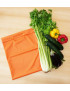 Bolsa congelador lavable y reutilizable NARANJA (MEGA)