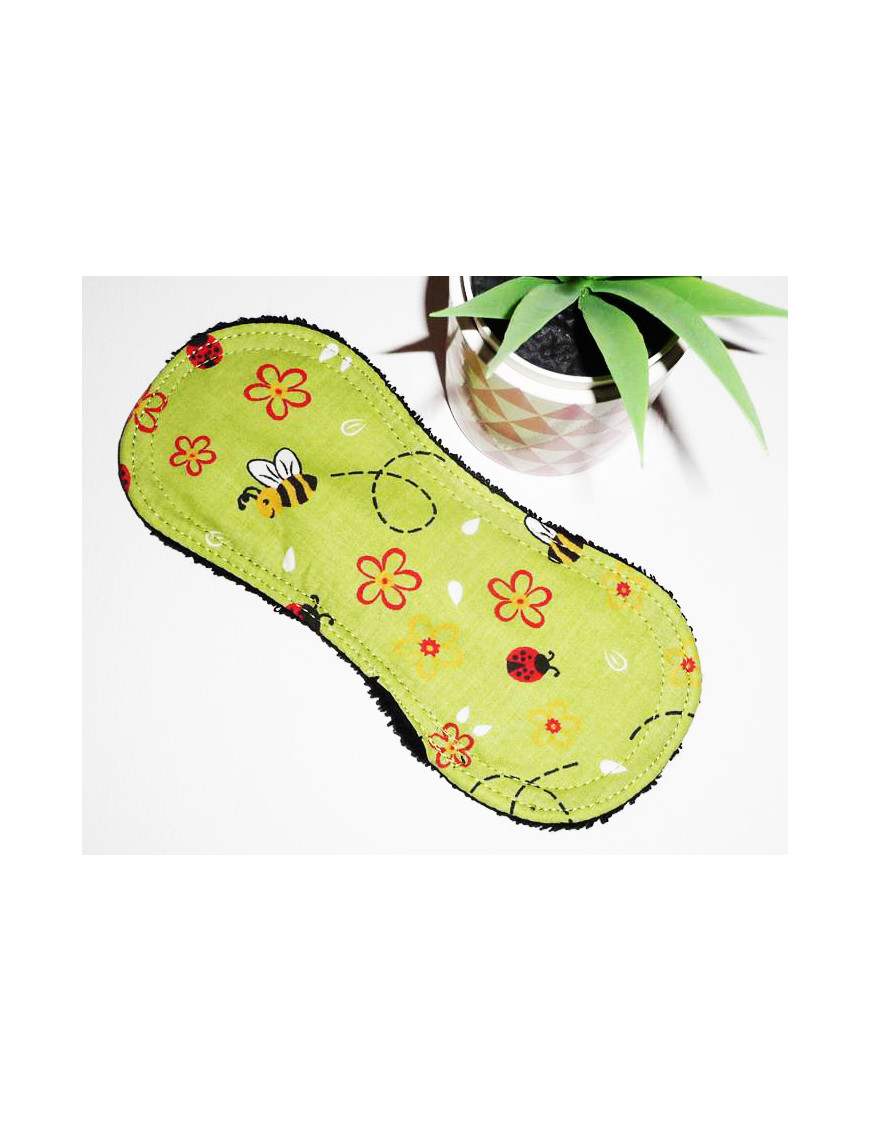 Salvaslip lavabile senza chiusura APE E COCCINELLA (19 cm)