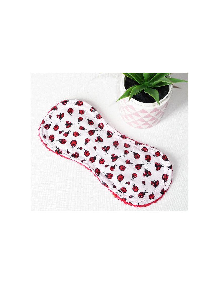 Protège-slip lavable sans ailettes COCCINELLE (19 cm)