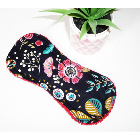 Protège-slip lavable sans ailettes ANCOLIE (19 cm)