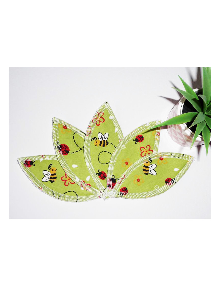 Pad interlabial lavable ABEILLES (lot de 5) Taille : L