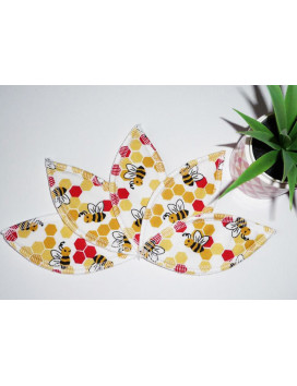 Pad interlabial lavable ABEILLES (lot de 5) Taille : L