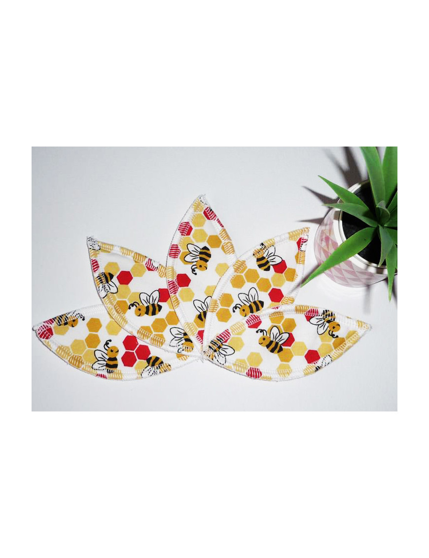 Pad interlabial lavable ABEILLES (lot de 5) Taille : L