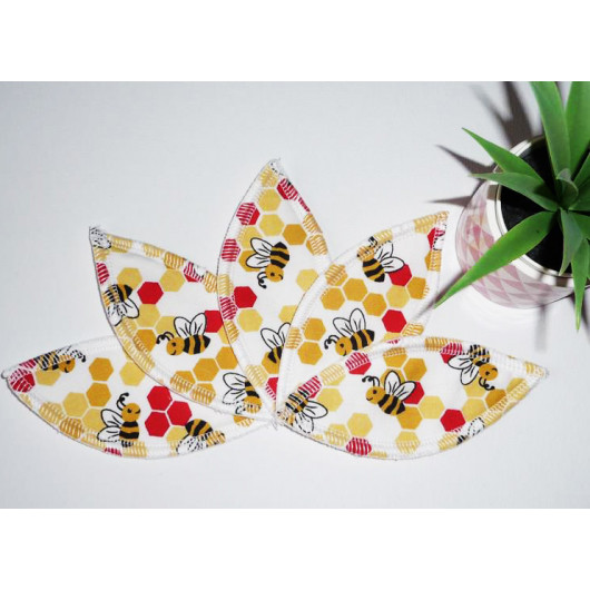 Pad interlabial lavable ABEILLES (lot de 5) Taille : L
