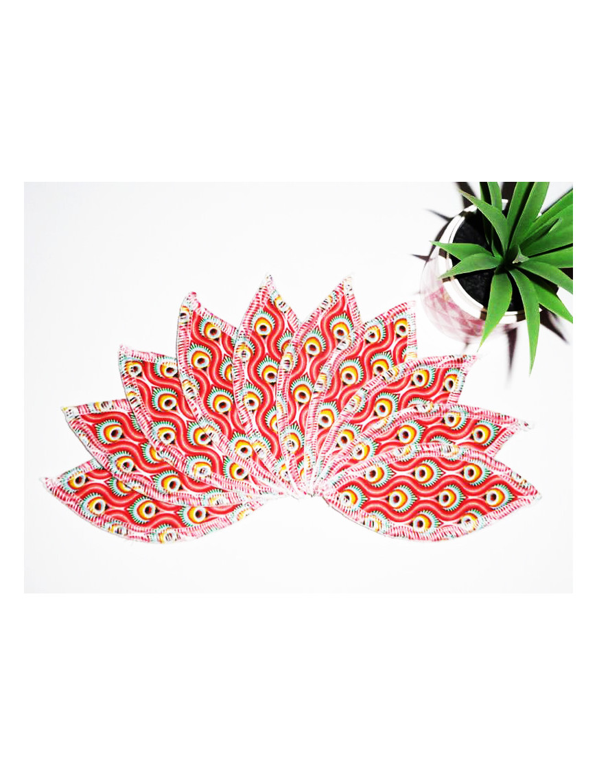 PEACOCK washable interlabial pad (pack of 10) Size : L