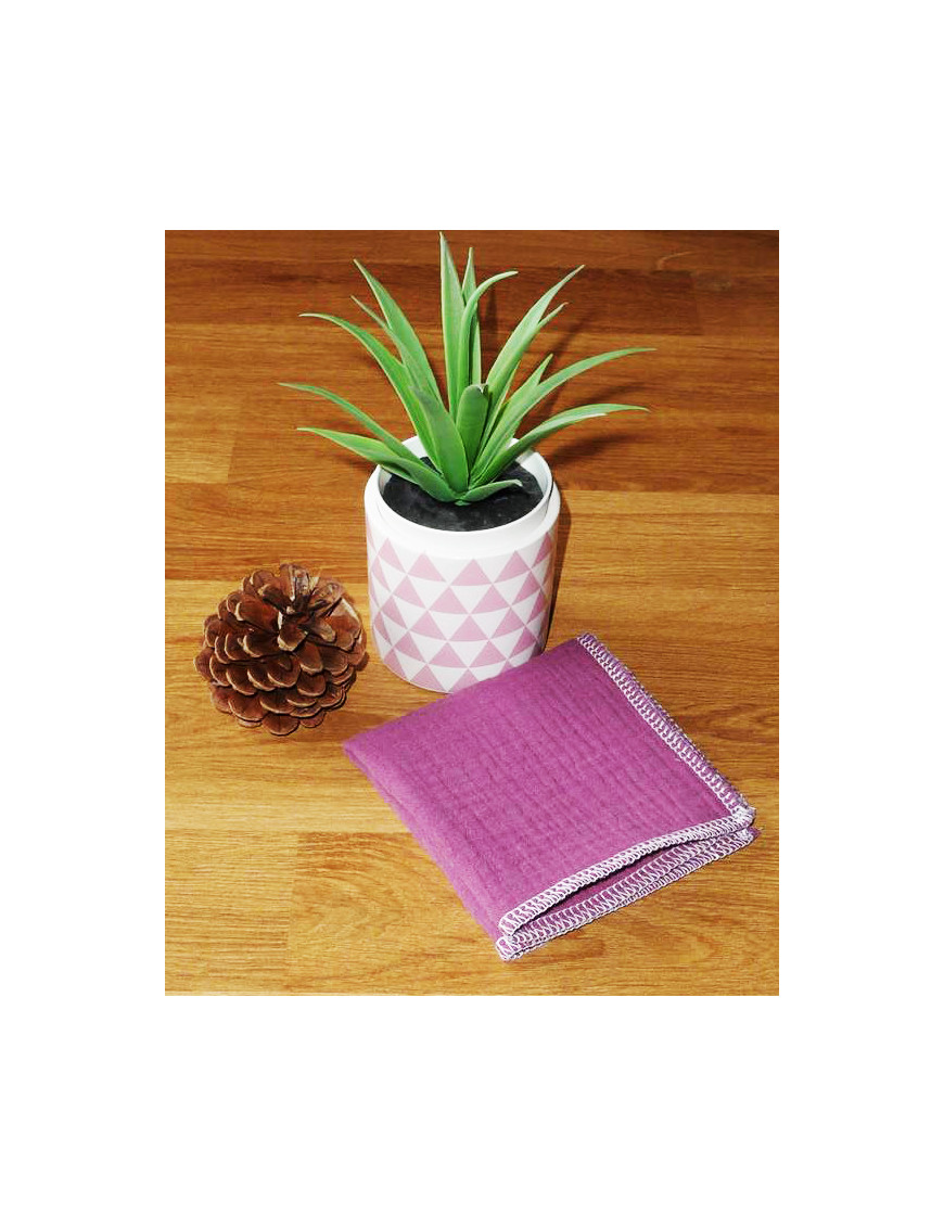 Pañuelo de algodón doble capa lavable y reutilizable