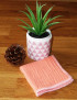 Washable and reusable double-ply cotton handkerchief