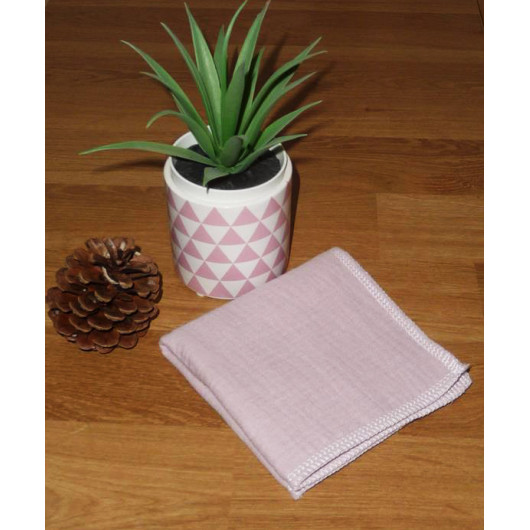 Washable and reusable double-ply cotton handkerchief Washable and reusable double-ply cotton handkerchief