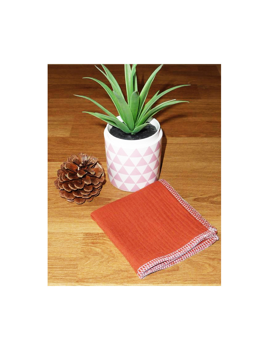 Pañuelo de algodón doble capa lavable y reutilizable