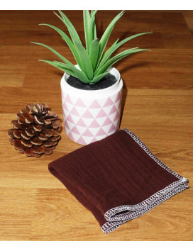 Pañuelo de algodón doble capa lavable y reutilizable