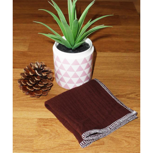 Washable and reusable double-ply cotton handkerchief Washable and reusable double-ply cotton handkerchief