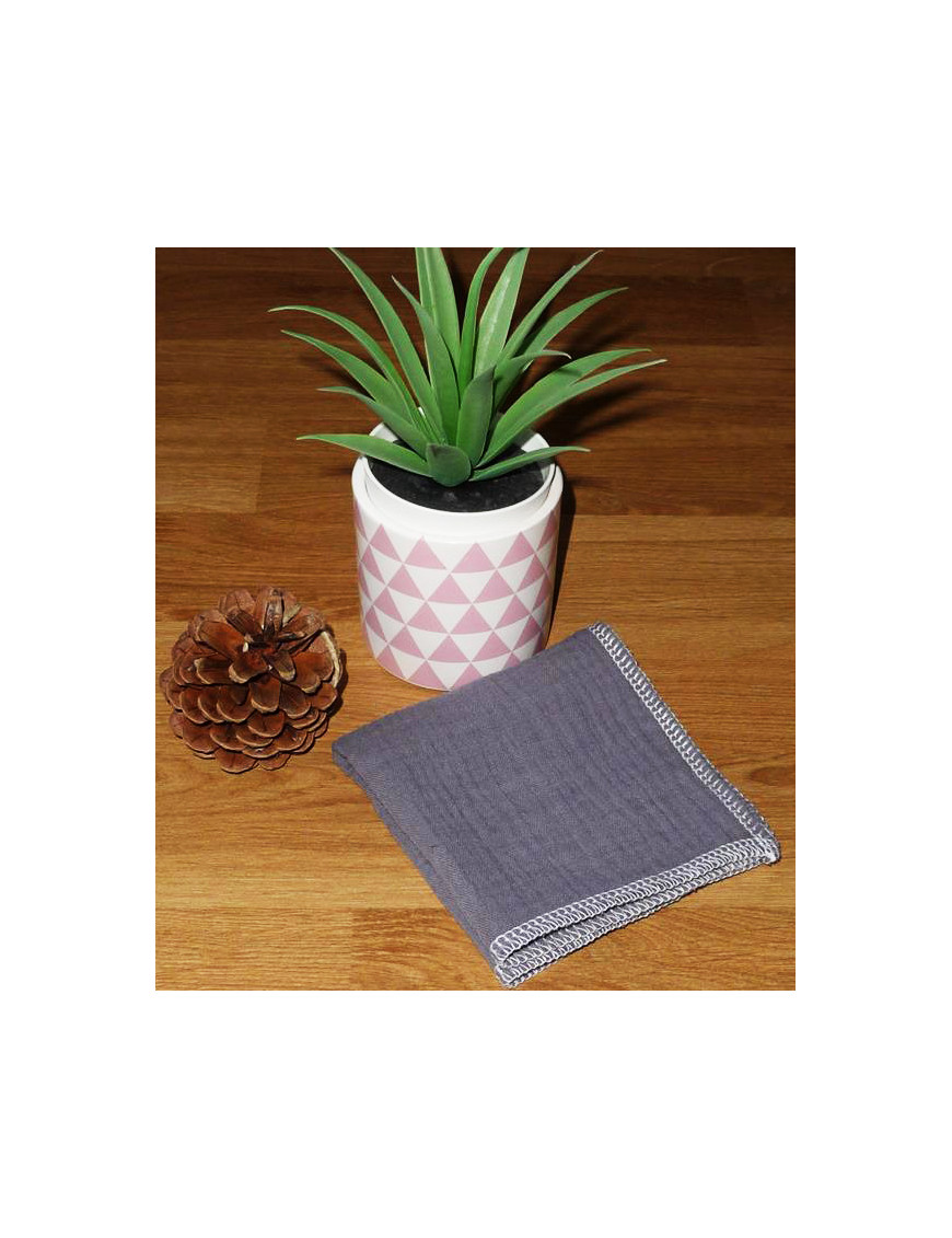 Pañuelo de algodón doble capa lavable y reutilizable