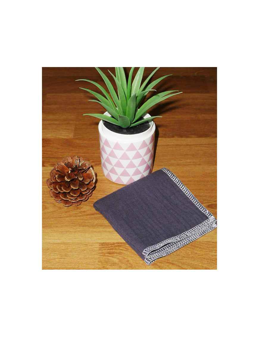 Pañuelo de algodón doble capa lavable y reutilizable