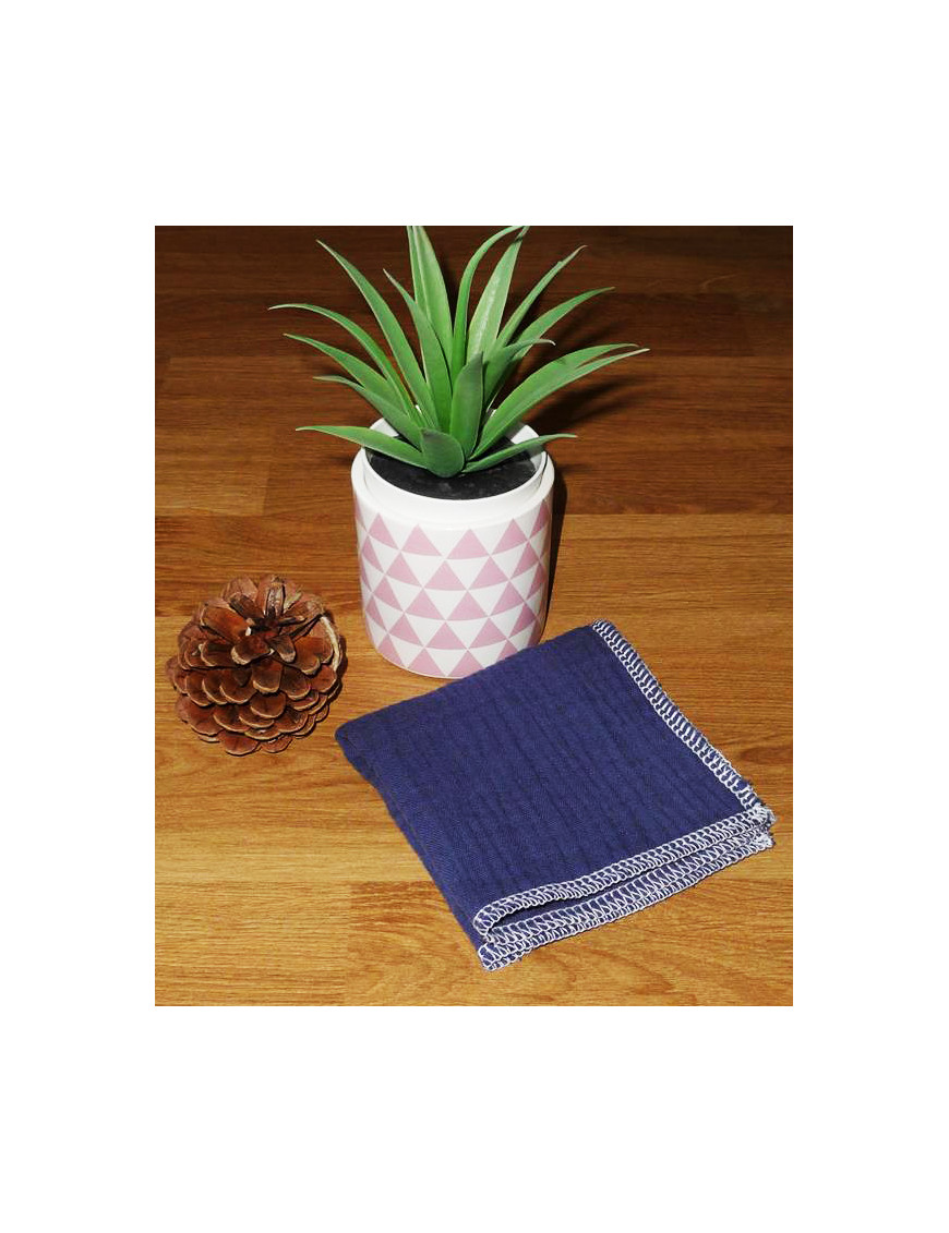 Pañuelo de algodón doble capa lavable y reutilizable