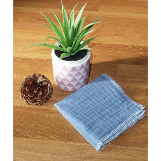 Mouchoir en coton double épaisseur lavable et réutilisable Mouchoir en coton double épaisseur lavable et réutilisable