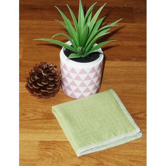 Washable and reusable double-ply cotton handkerchief Washable and reusable double-ply cotton handkerchief