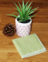 Washable and reusable double-ply cotton handkerchief