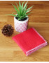 Washable and reusable double-ply cotton handkerchief