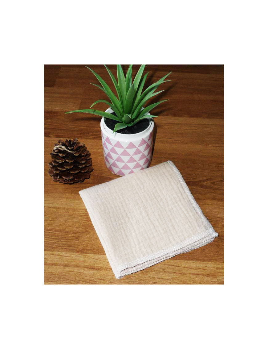 Mouchoir en coton double épaisseur lavable et réutilisable