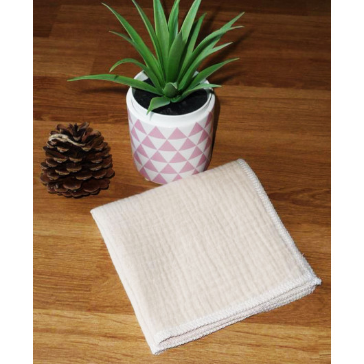Washable and reusable double-ply cotton handkerchief Washable and reusable double-ply cotton handkerchief