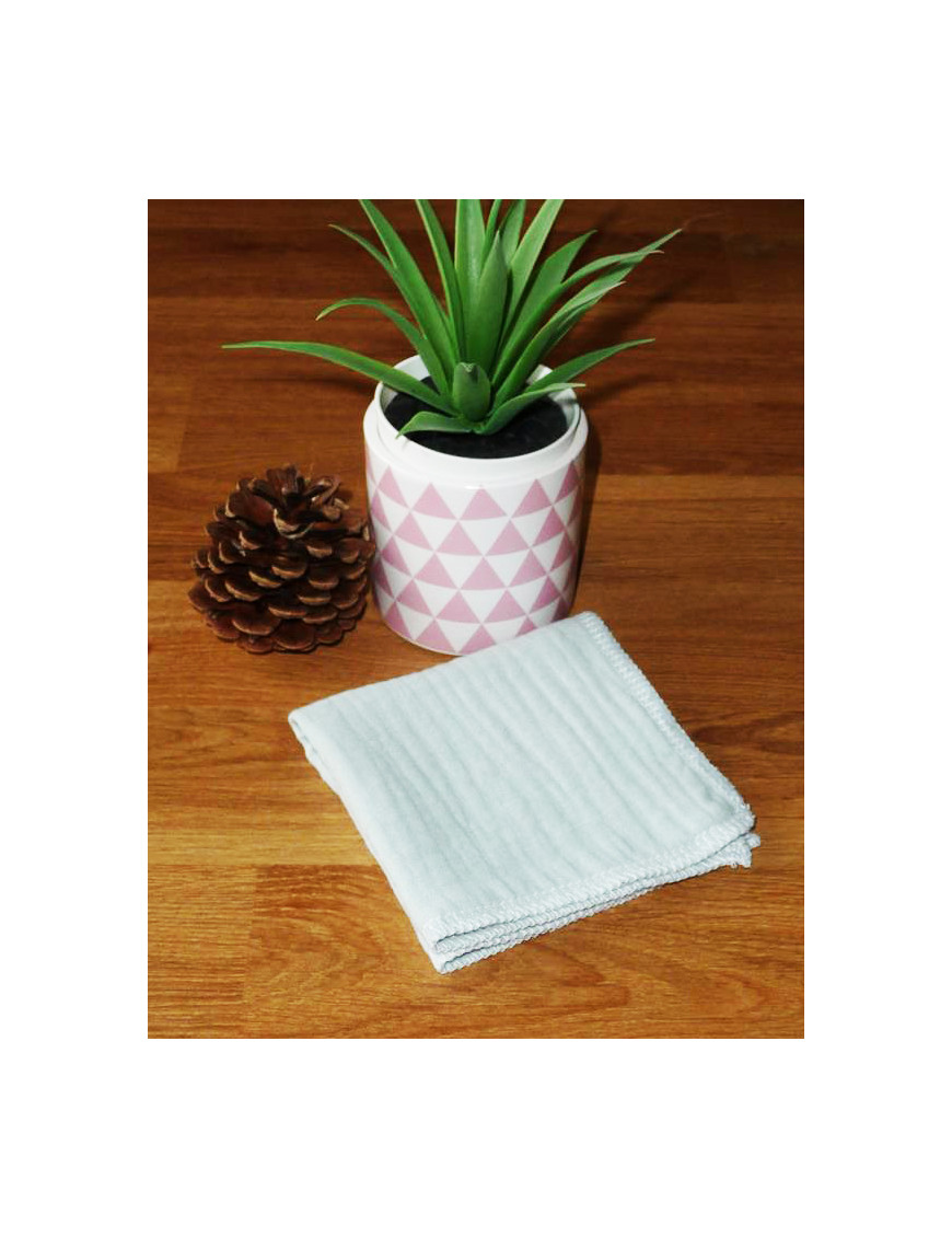 Pañuelo de algodón doble capa lavable y reutilizable