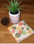 Washable and reusable double-ply cotton handkerchief