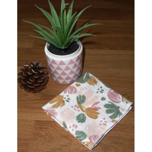 Washable and reusable double-ply cotton handkerchief Washable and reusable double-ply cotton handkerchief