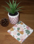 Pañuelo de algodón doble capa lavable y reutilizable