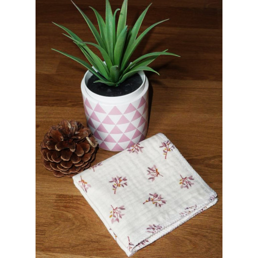 Washable and reusable double-ply cotton handkerchief Washable and reusable double-ply cotton handkerchief