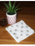 Washable and reusable double-ply cotton handkerchief