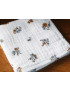 Washable and reusable double-ply cotton handkerchief