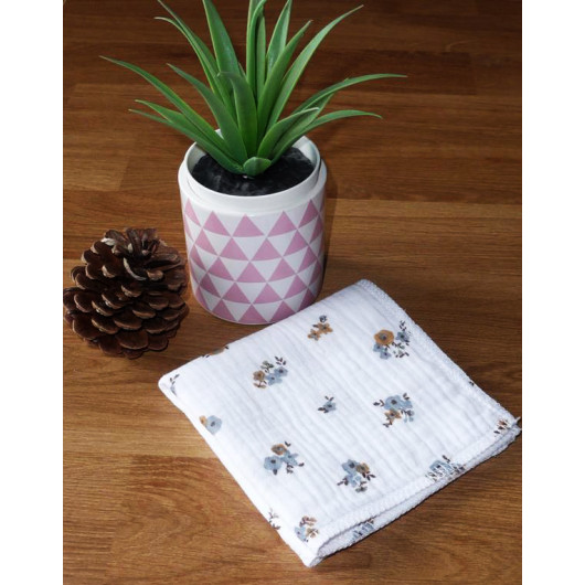 Washable and reusable double-ply cotton handkerchief Washable and reusable double-ply cotton handkerchief