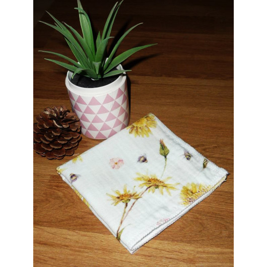 Mouchoir en coton double épaisseur lavable et réutilisable Mouchoir en coton double épaisseur lavable et réutilisable