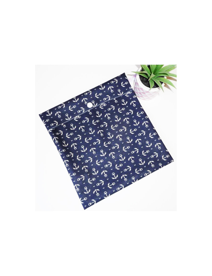 Sac congélation lavable et réutilisable MARINE (MEDIUM)