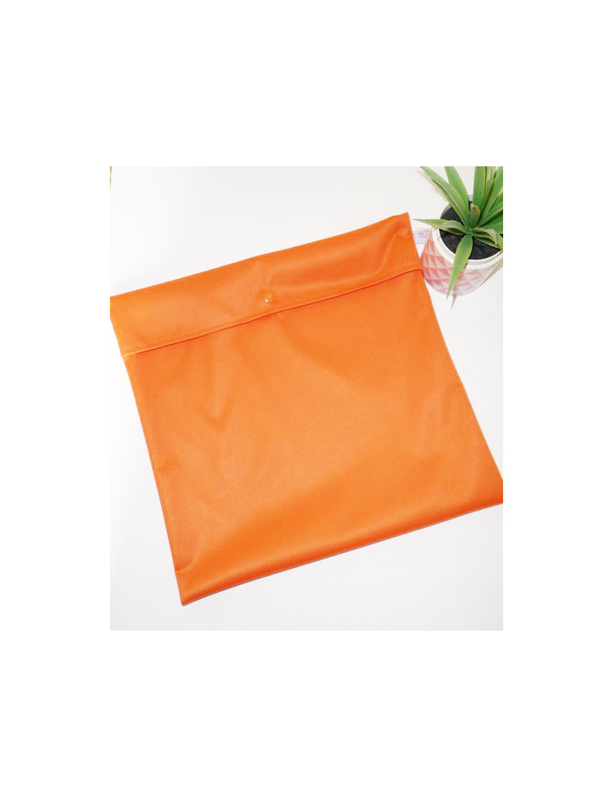 Sac congélation lavable et réutilisable ORANGE (MAXI)