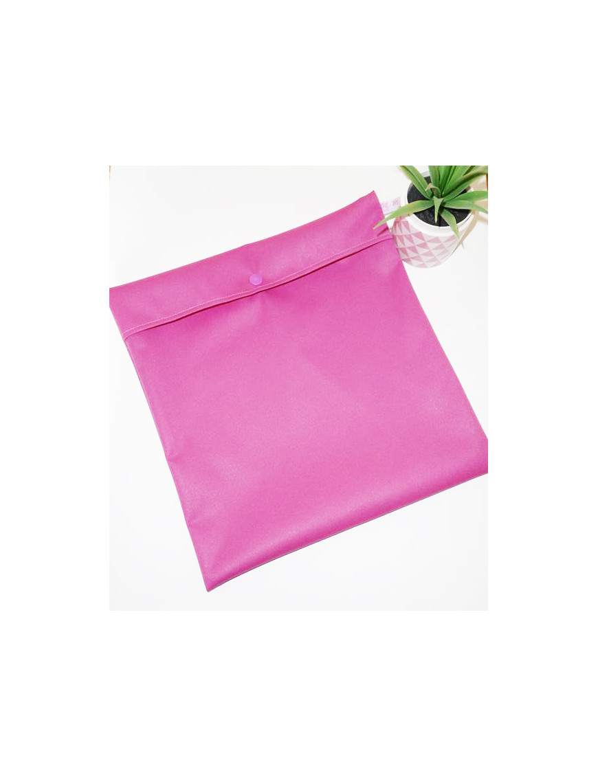 Borsa freezer lavabile e riutilizzabile fucsia (MAXI)