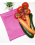 Borsa freezer lavabile e riutilizzabile fucsia (MAXI)