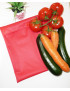 Sac congélation lavable et réutilisable ROUGE (MAXI)