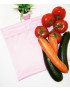 Wasbare en herbruikbare diepvrieszak ROZE (MAXI)